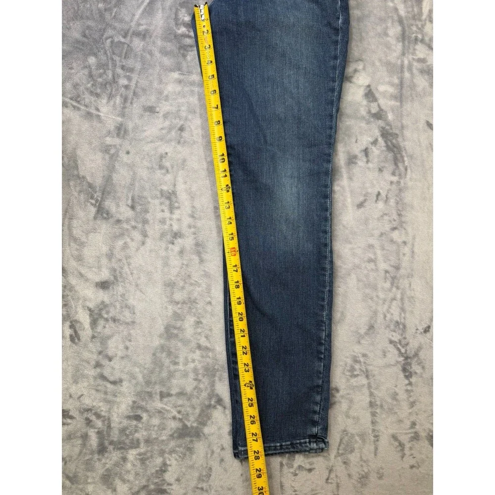 Athleta Sculptek Jeans Skinny Size 8 Dark Wash RN 54023